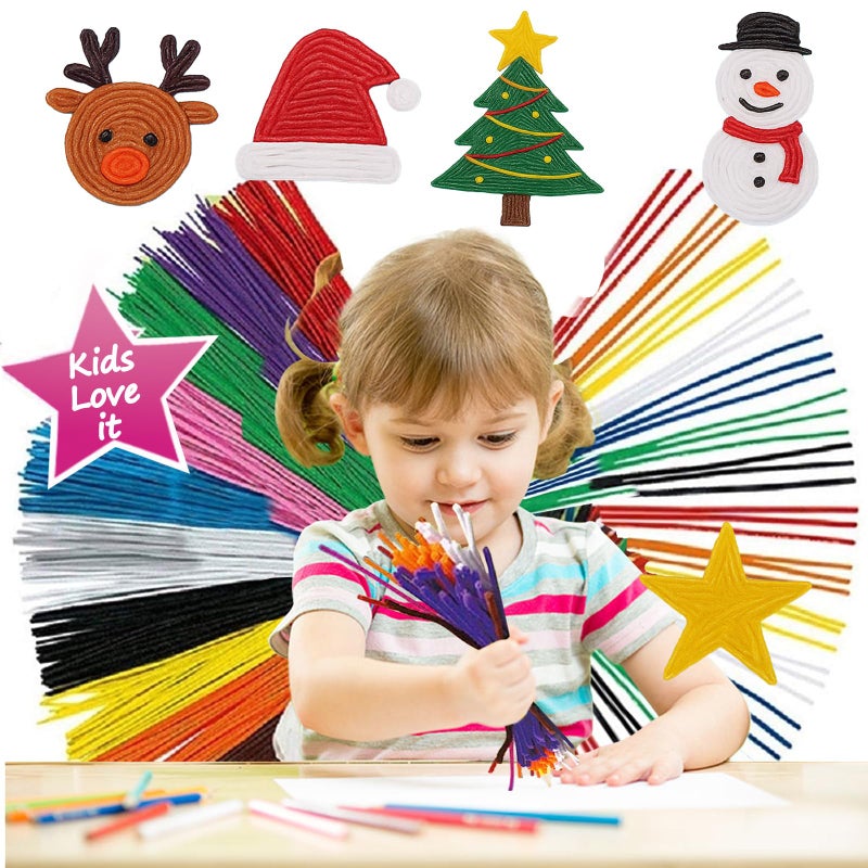 Bofoho 500PCS Wax Yarn Sticks for Kids â€“ Mess-Free Sensory Toy for Travel, Road Trips, Airplane & Restaurant Activities, DIY Arts & Crafts, Non-Toxic, Easy Storage, 13 Colors - Image 1